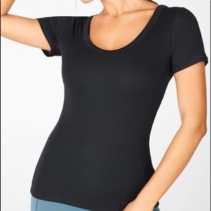 Fabletics Short-Sleeve TShirt black size Large NWT